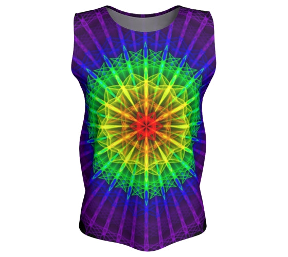"Inside the Rainbow" Relaxed Tank Top (Long)