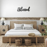 "Blessed" Metal Wall Art