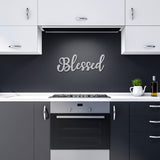 "Blessed" Metal Wall Art