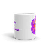 "Soul Star for Universal Peace" White Glossy Ceramic Mug