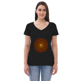 "Solar Power" Women’s Recycled V-Neck T-Shirt