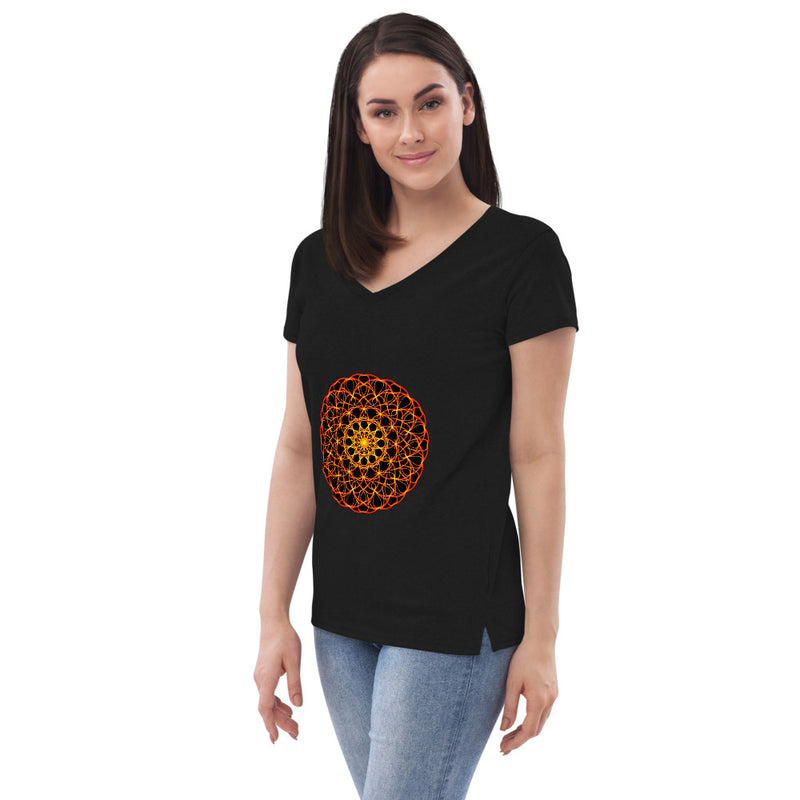 "Solar Power" Women’s Recycled V-Neck T-Shirt